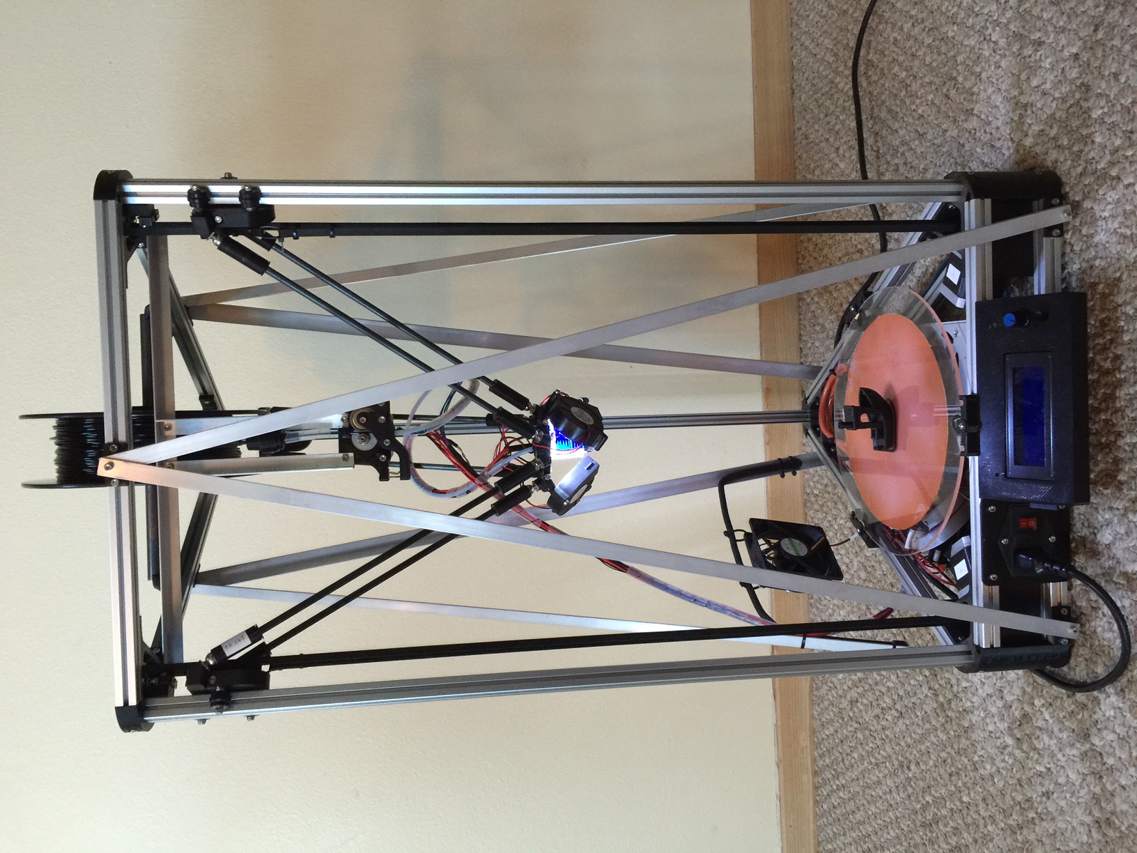 42Pcs Diagonal Push Rods Arms Magnetic Ball Joint Kit For Kossel Mini 3D Printer 